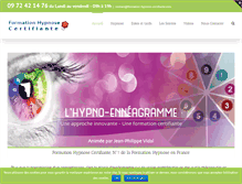 Tablet Screenshot of formation-hypnose-certifiante.com